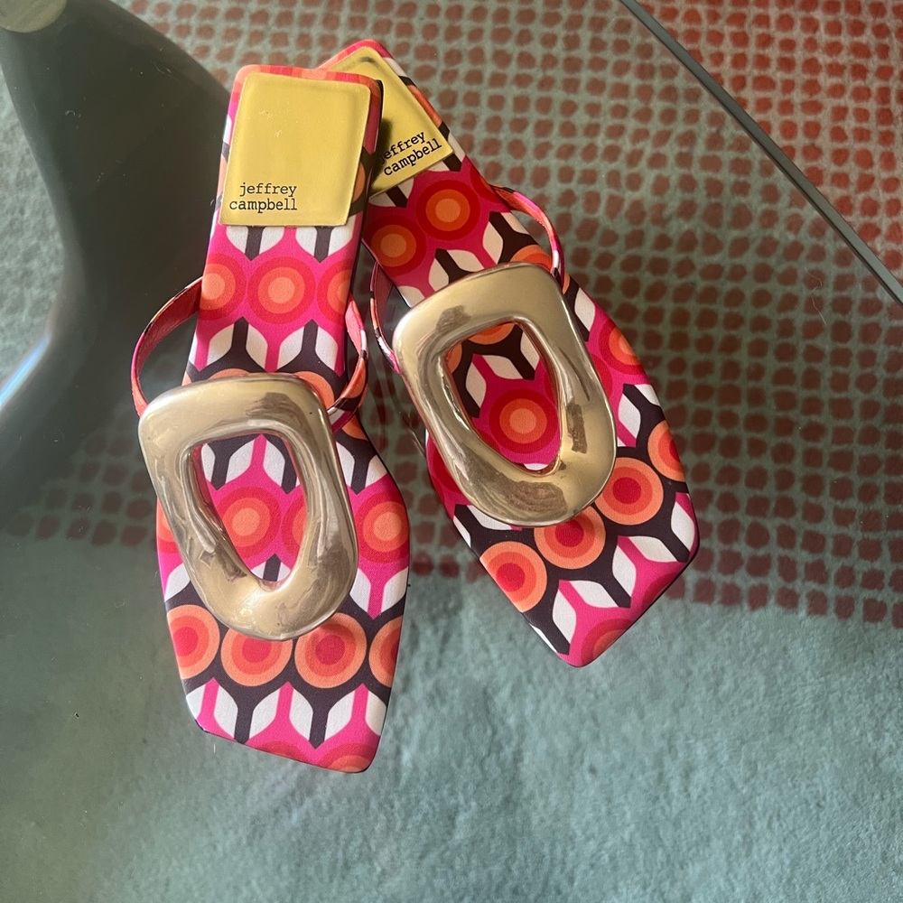 Jeffrey Campbell Red Linques Sandals